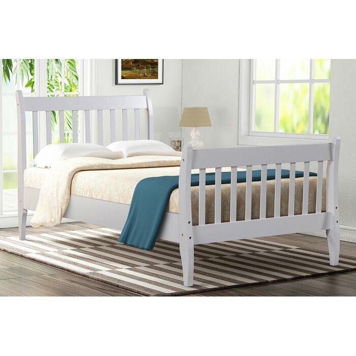 WoodCraft Modern Simple Wooden Bed - Furnishiaa -  -